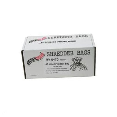 Safewrap Shredder Bag 40 Litre {Pack 100} - UK BUSINESS SUPPLIES