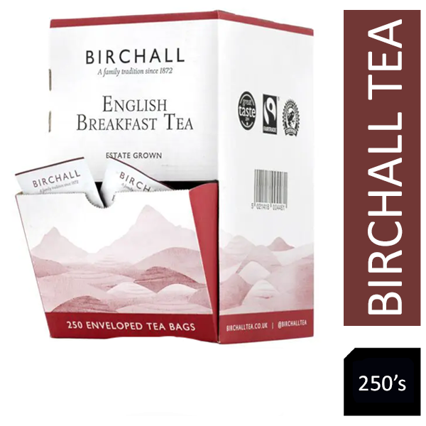 Birchall English Breakfast Tea Envelopes 250's - UK BUSINESS SUPPLIES