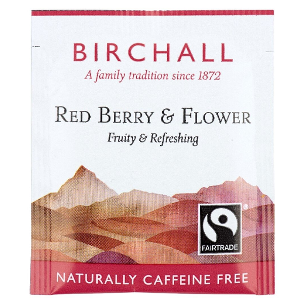 Birchall Red Berry & Flower Tea Envelopes 250's - UK BUSINESS SUPPLIES