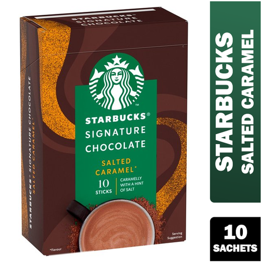 Starbucks Signature Chocolate Salted Caramel Hot Chocolate Sachets 10x22g