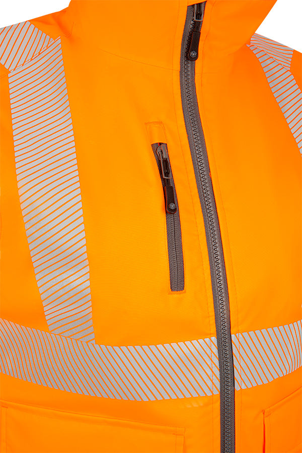Womens Bodywarmer Fluorescent Orange ALL SIZES