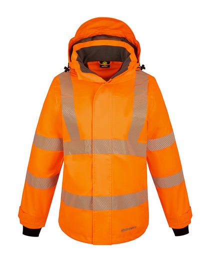 Womens Exec Jacket Fluorescent Orange ALL SIZES