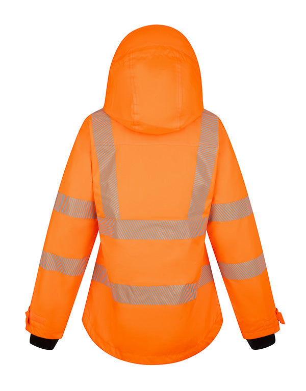Womens Exec Jacket Fluorescent Orange ALL SIZES