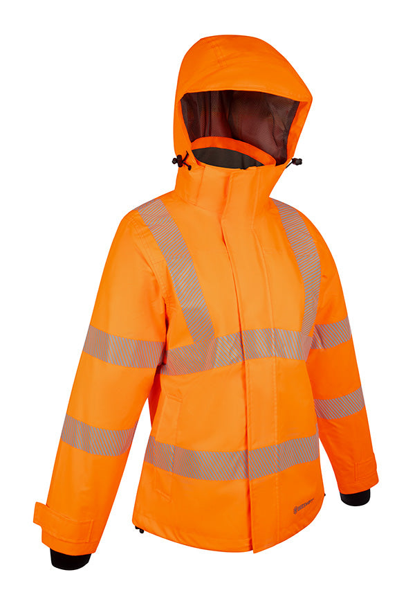 Womens Exec Jacket Fluorescent Orange ALL SIZES