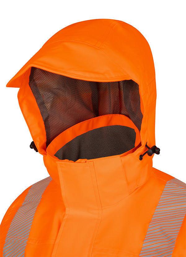 Womens Exec Jacket Fluorescent Orange ALL SIZES