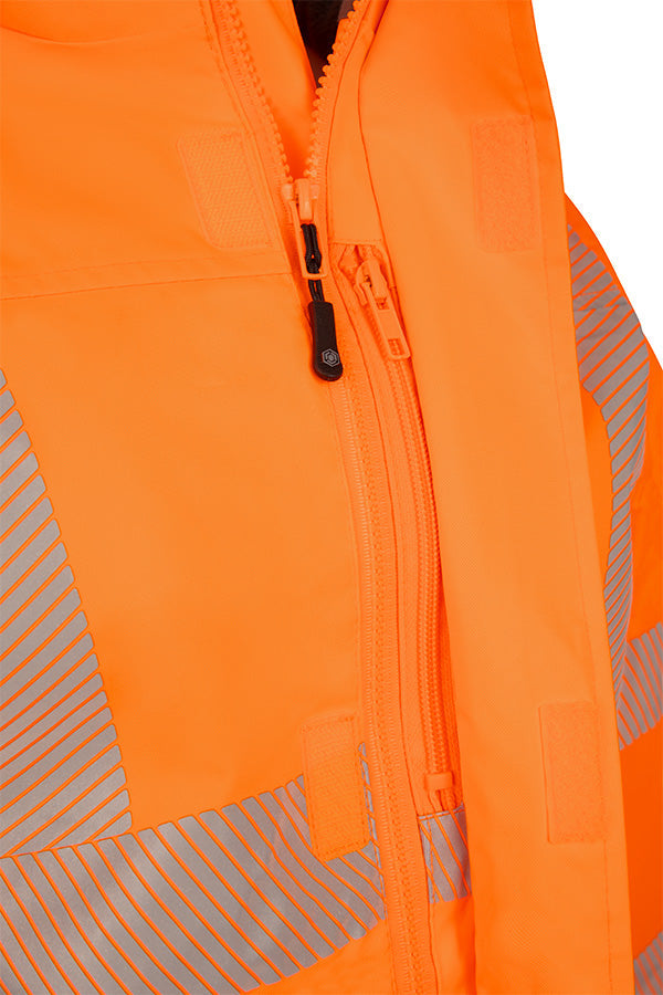Womens Exec Jacket Fluorescent Orange ALL SIZES
