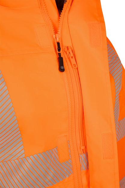 Womens Exec Jacket Fluorescent Orange ALL SIZES