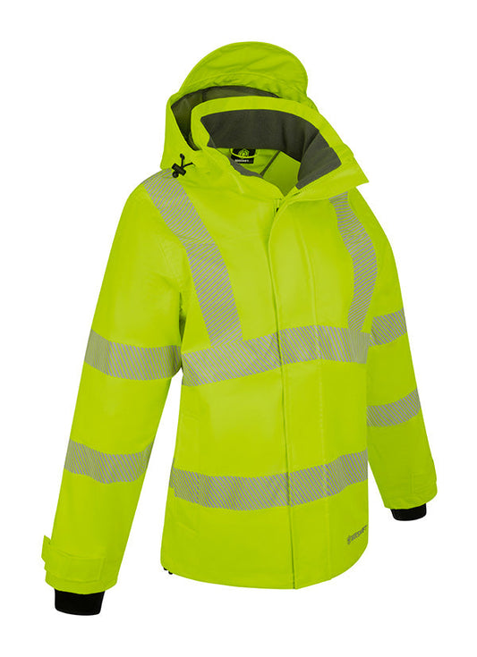 Womens Exec Jacket Fluorescent Yellow ALL SIZES