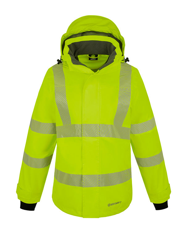 Womens Exec Jacket Fluorescent Yellow ALL SIZES