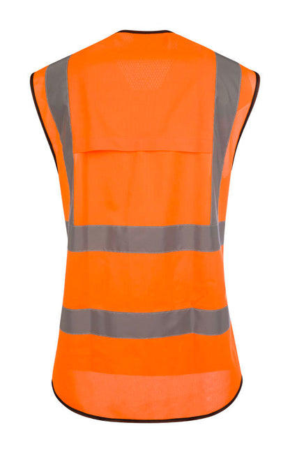 Beeswift Womens Hi-Vis Exec Waiscoat Orange M (10)