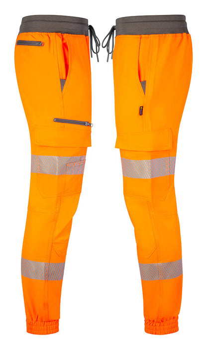 Beeswift Womens Hi-Vis Orange Work Joggers ALL SIZES