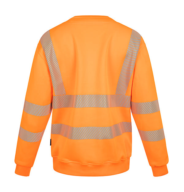 Womens Sweatshirt Fluorescent Orange ALL SIZES