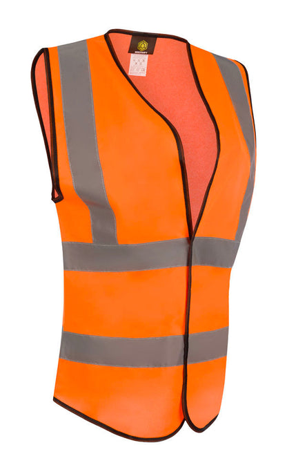 Beeswift Womens Hi-Vis Waistcoat Orange ALL SIZES