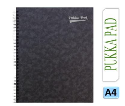 Pukka Notemakers Sidebound A4 Black (Pack of 10) 7277-PRS - UK BUSINESS SUPPLIES