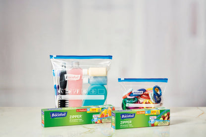 Bacofoil Zipper Bag 200 x 150mm {15's}