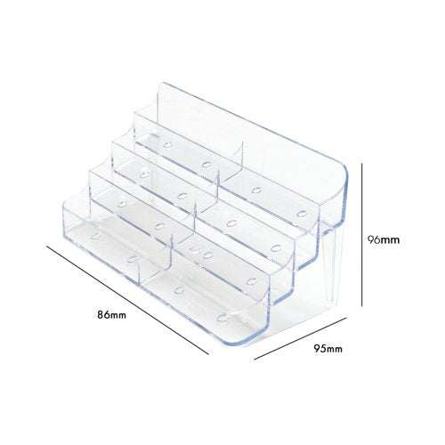 Announce by 5 Star 4 Tier Business Card Holder Landscape AA10448