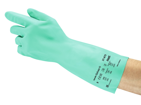 Ansell Solvex {37-675's} Green Large Gloves {All Sizes} - UK BUSINESS SUPPLIES
