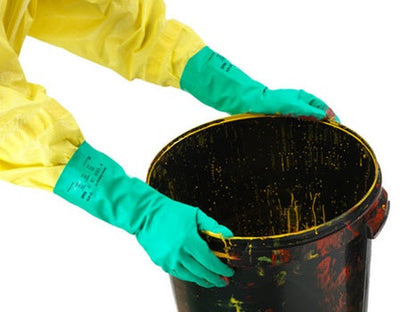 Ansell Solvex {37-675's} Green Large Gloves {All Sizes} - UK BUSINESS SUPPLIES