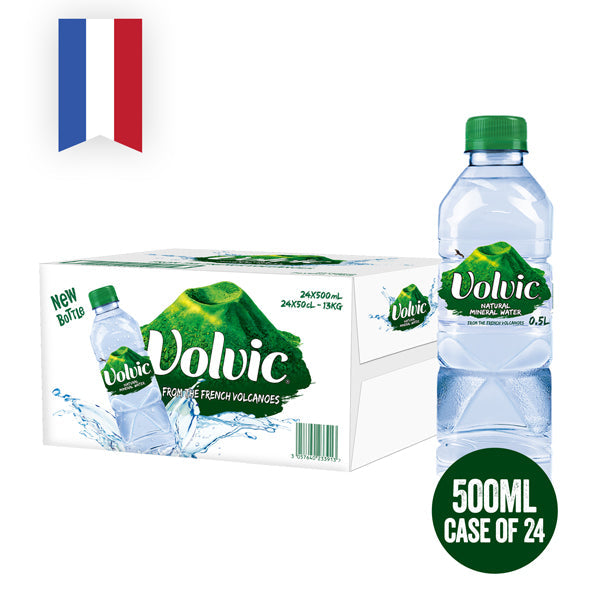 Volvic Mineral Water Still 24 x 500ml (Plastic Bottle) - UK BUSINESS SUPPLIES