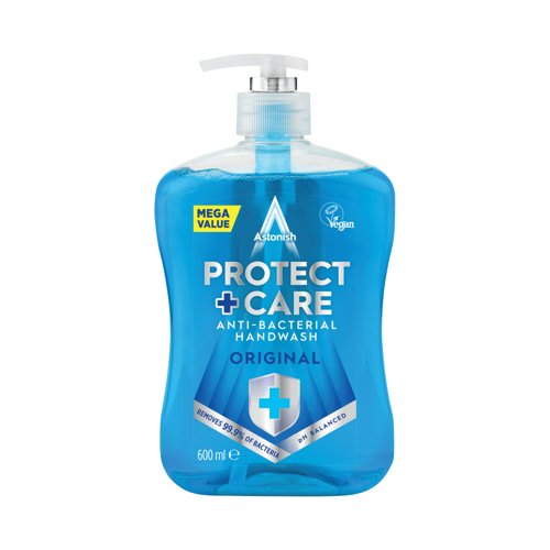 Astonish Clean Protect Antibac Handwash 600ml (Pack of 12) C4671