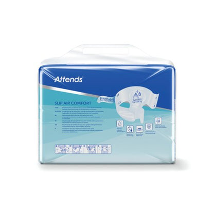 Attends Slip Air Comfort Nappies Size 10XL x4 Pack of 15 37793