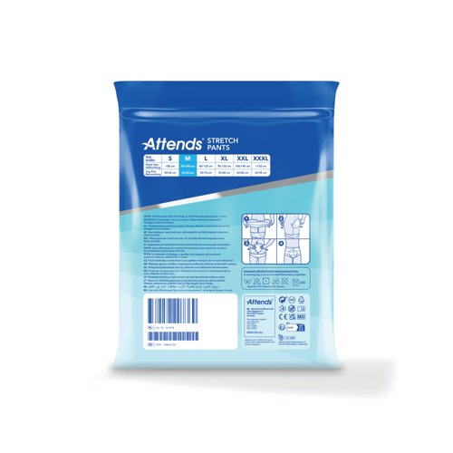 Attends Stretch Boxer Pants M x12 Pack of 15 37092