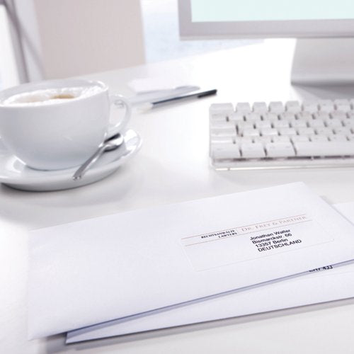 Avery Inkjet Address Labels QuickDRY 99.1x38.1mm 14 Per Sheet White (Pack of 1400) J8163-100