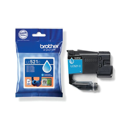 Brother LC-521C Cyan Ink Cartridge LC521C