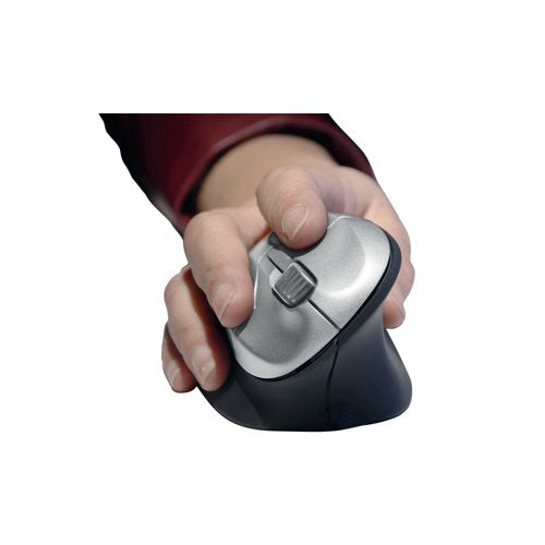 BakkerElkhuizen Vertical Grip Mouse Wireless Right Handed Silver/Black BNEGMW