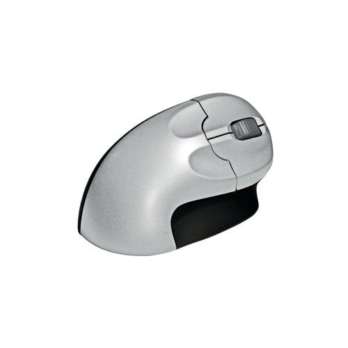 BakkerElkhuizen Vertical Grip Mouse Wireless Right Handed Silver/Black BNEGMW