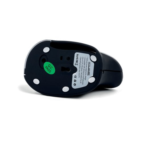 BakkerElkhuizen Vertical Grip Mouse Wireless Right Handed Silver/Black BNEGMW