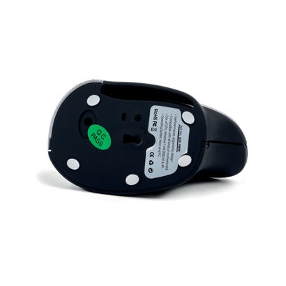BakkerElkhuizen Vertical Grip Mouse Wireless Right Handed Silver/Black BNEGMW