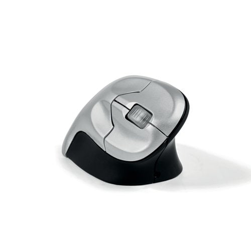 BakkerElkhuizen Vertical Grip Mouse Wireless Right Handed Silver/Black BNEGMW