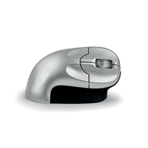 BakkerElkhuizen Vertical Grip Mouse Wireless Right Handed Silver/Black BNEGMW