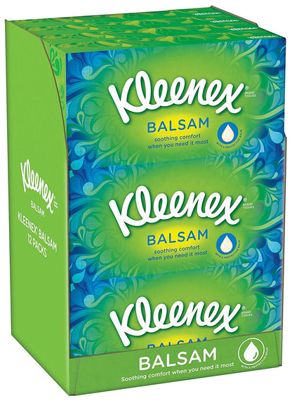 Kleenex Balsam Tissues 12 x 64's - UK BUSINESS SUPPLIES