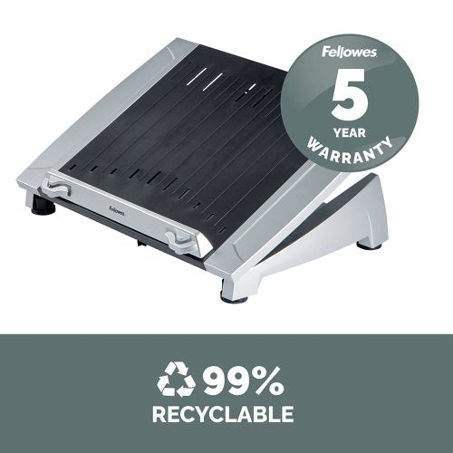 Fellowes Office Suites Height Adjustable Laptop Stand Plus Black/Silver 8036701