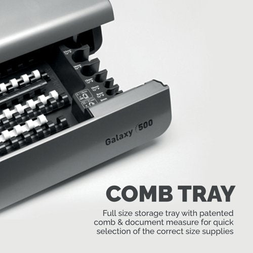 Fellowes Galaxy 500 Manual Comb Binding Machine 5622001