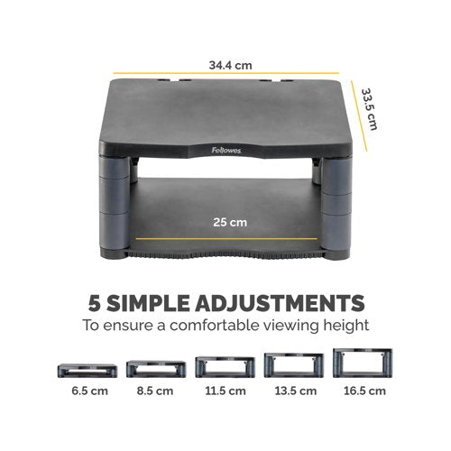 Fellowes Premium Monitor Stand Black 9169401