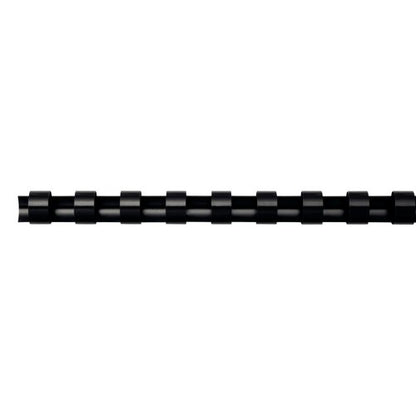Fellowes A4 Plastic Binding Combs 19mm Black (Pack of 100) 53477