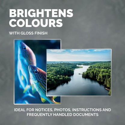 Fellowes Apex A3 Light Duty Laminating Pouches Clear (Pack of 100) 6001901