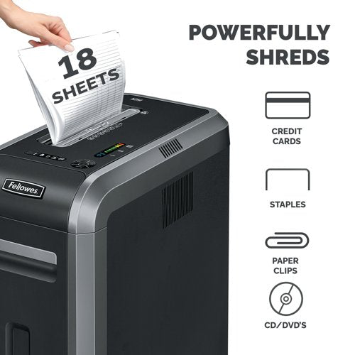 Fellowes Powershred 125I Strip-Cut Shredder 4613101