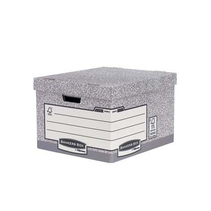 Bankers Box Heavy Duty Storage Box 333x390x285mm (Pack of 10) 0081801