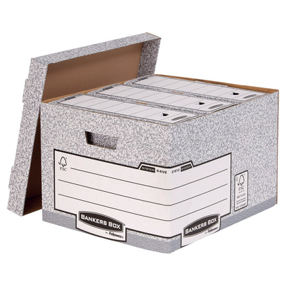 Bankers Box Heavy Duty Storage Box 333x390x285mm (Pack of 10) 0081801