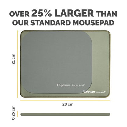 Fellowes Breyta XL Fabric Mouse Pad Sage 100139318