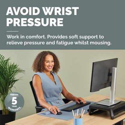 Fellowes Breyta Palm Wrist Rest Marine 100142567