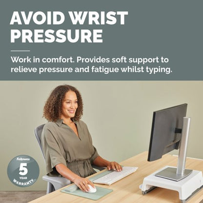Fellowes Breyta Keyboard Wrist Rest Sage 100142578