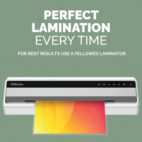 Fellowes Recycled Laminating Pouches 80 Micron A5 Matt (Pack of 100) 100143437
