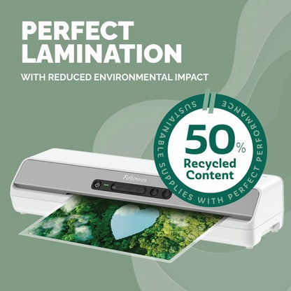 Fellowes Recycled Laminating Pouches 80 Micron A6 Gloss (Pack of 100) 100143441