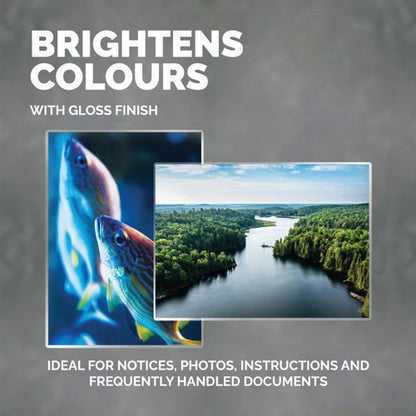 Fellowes Laminating Pouches 160 Micron Total Thickness Gloss A3 (Pack of 500) 100144239