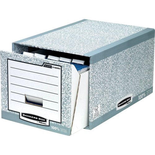 Bankers Box System Storage Drawer Grey/White (Pack of 5) 01820